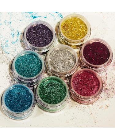Biodegradable Green Eco Glitter Shaker by Moon Glitter - 5g | Eco-Friendly Festival Makeup for Face, Body, Nails, Hair, Lips - Buy Online on GoSupps.com