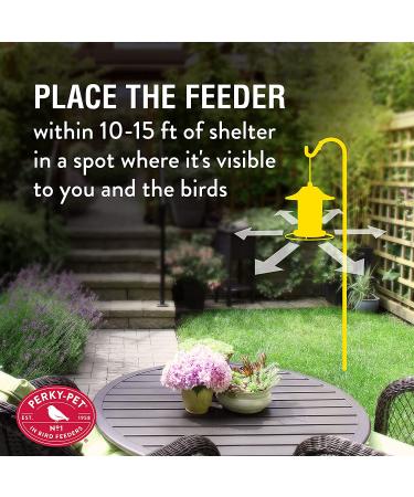Perky-Pet 312-1SR Panorama Bird Feeder - 2 lb Capacity | Brown Outdoor Wild Bird Feeder - Buy Online on GoSupps.com