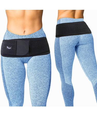 Posture Magic Sacroiliac SI Joint Support Belt for Women and Men - Reduce Sciatic, Pelvic, Lower Back and Leg Pain - Stabilize SI Joint (Regular (Hip Size 30-45"))