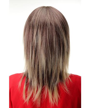 Shop Wig Me Up GFW2203-99JT613E | Sexy Shoulder Length Women's Wig with Smooth Brown & Blonde Tips - International Shipping Available - Buy Online on GoSupps.com