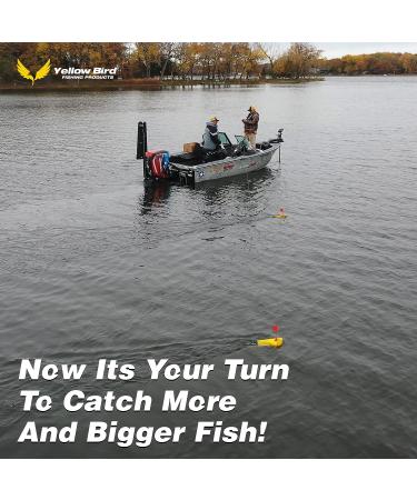 Yellow Bird Fishing Planer Board - 08 Inch (1) Right - Choose from 4 Sizes - Buy Online on GoSupps.com