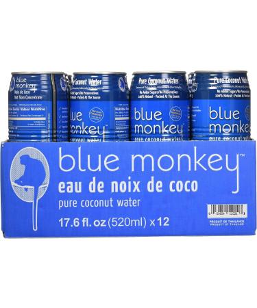 Blue Monkey 100% Coconut Water NFC (12pk) 12 Count - Buy Online on GoSupps.com