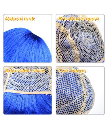 KUUQA 16 Piece Party Wigs & Sunglasses Set - Neon Bob Wigs, Sunglasses Pack for Bachelorette, Halloween & Neon Parties - 8 Colors - Buy Online on GoSupps.com