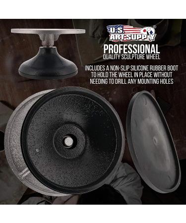 US Art Supply 7 Sculpting Wheel - Heavy Duty Metal Turntable with Ball Bearings - Buy Online on GoSupps.com