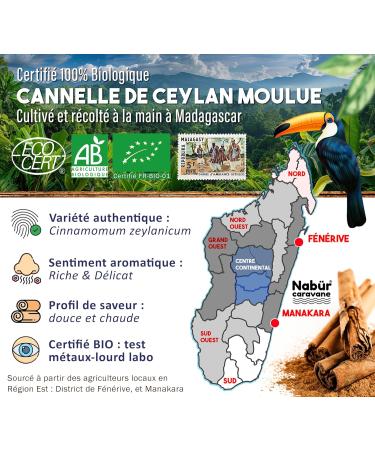 Biodune Riviera Nabur Ceylon Bio Madagascar 200 g - Buy Online on GoSupps.com