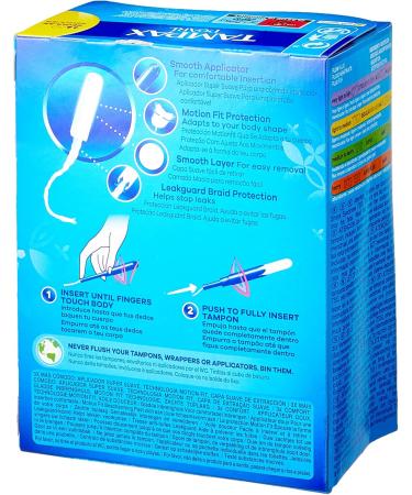 Tampax Pearl Regular Tampons with Applicator - 24 Pieces (Pack of 2) | Comfortable & Reliable Protection - International Shipping Available - Buy Online on GoSupps.com