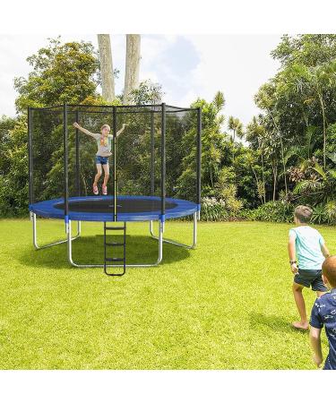 Universal Trampoline Ladder Upgrade - Heavy-Duty Steel with Non-Slip Steps (Three-Steps) - Buy Online on GoSupps.com