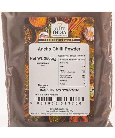 Old India Ancho Chilli Powder 250g 250 g - Buy Online on GoSupps.com