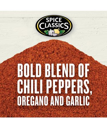 Spice Classics Chili Powder 16 oz - Ground Chili Powder with Oregano and Garlic for Mexican & Southwest Dishes - 1 lb Container - Buy Online on GoSupps.com