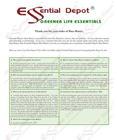 Organic Grade A Unrefined Shea Butter - 14 lbs in 2 x 7lb Greener Life Boxes - Buy Online on GoSupps.com