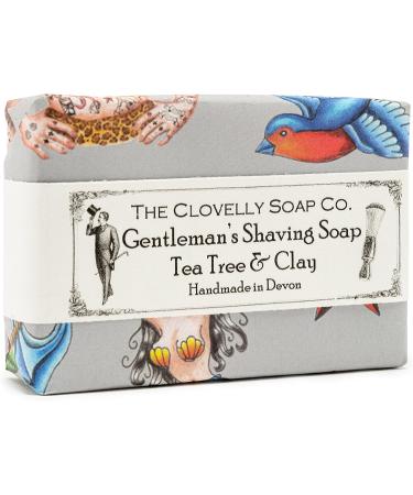 Clovelly Soap Co Natural Handmade Gentleman's Shaving Soap Bar for all Skin Types 100g - Buy Online on GoSupps.com