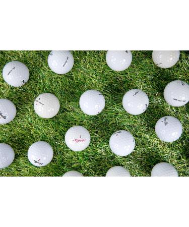 48 Clean Green Recycled Noodle Golf Balls for Men - Good Condition Used Golf Balls with Mesh Carrying Bag - Buy Online on GoSupps.com