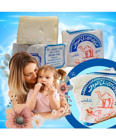 Buy Al Jamal Original Olive Oil Soap - Authentic Natural Arabic Soap from Nablus Palestine | Best for Hair & Body Care - Buy Online on GoSupps.com