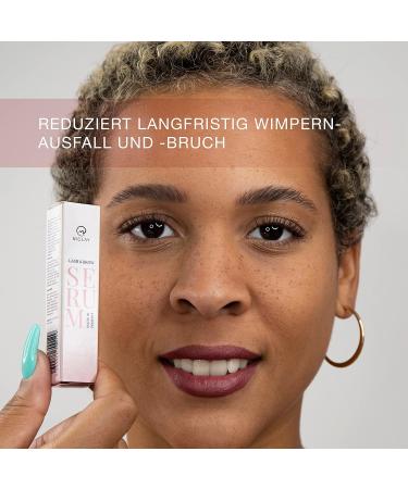 NICLAY Hormone-Free Eyelash & Eyebrow Serum | Vegan Lash Booster for Full Long Lashes & Eyebrow Care - 4 ml - Buy Online on GoSupps.com