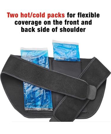 ACE Hot Cold Shoulder Wrap - Adjustable and Black - Buy Online on GoSupps.com