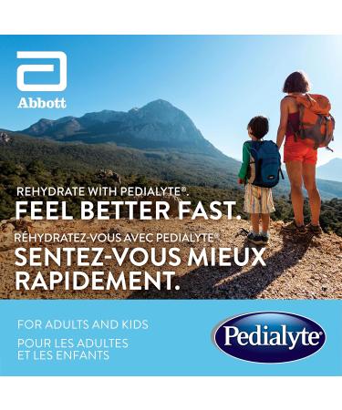 Pedialyte Electrolyte Oral Rehydration Solution Unflavoured 1-L Bottle Unflavored for Infants - Buy Online on GoSupps.com