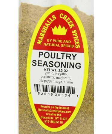 Marshalls Creek Spices Poultry Seasoning No Salt Season 11 Ounce - Buy Online on GoSupps.com