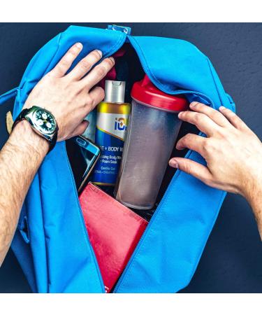 Premium Athlete's Sport CHARGE Castile Body Wash - Muscle Soak with Orange Citrus & Creatine - Natural Menthol Eucalyptus & Peppermint Oil for High Performance - Buy Online on GoSupps.com