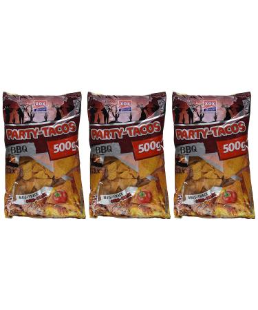 XOX Party Tacos Barbecue - 3 Pack (1500g) | Delicious International Shipping - Buy Online on GoSupps.com