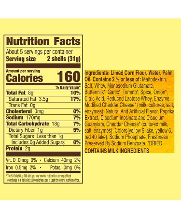 Old El Paso Stand 'N Stuff Bold Nacho Cheese Flavored Taco Shells 10ct, Pack of 6 - Buy Online on GoSupps.com