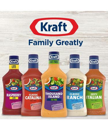 Kraft Fat Free Thousand Island Salad Dressing 16 fl oz - Pack of 6 - Buy Online on GoSupps.com