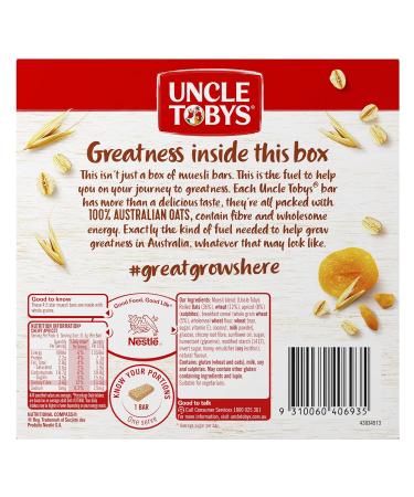 Buy Uncle Tobys Chewy Apricot Muesli Bar 185g - Healthy Snack International Shipping Available - Buy Online on GoSupps.com