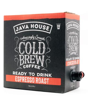 Java House Cold Brew Coffee On Tap, Espresso, 128 Fl Oz