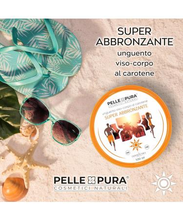 DERMOCURA Pure leather ointment super tanning for an intensive and lasting tan with carotene melanin activator effective in the sun or in loungers and waterproof 100 ml - Buy Online on GoSupps.com