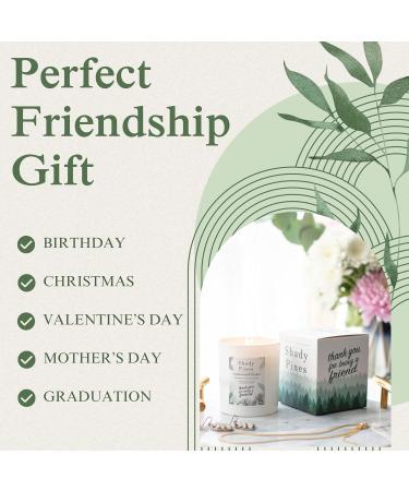 Shady Pines Candle - Thank You for Being a Friend | Cedarwood & Orchid | International Shipping Available - Buy Online on GoSupps.com