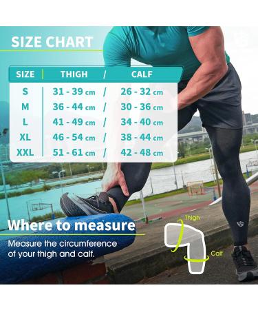 Vital Salveo Bamboo Charcoal Germanium Recovery Compression Leg Sleeve - Dark Grey - Medium - Buy Online on GoSupps.com