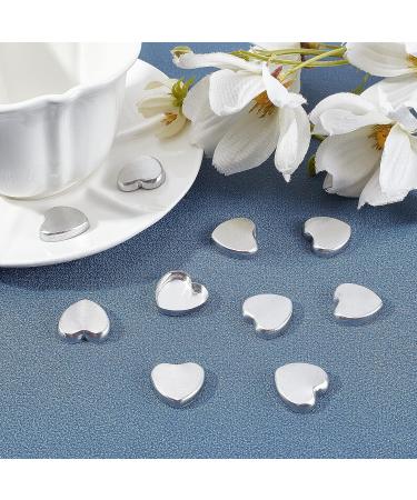 CHGCRAFT 300Pcs Empty Heart Metal Pans 19.5mm for Eyeshadow Palette - Makeup Palette Sliver - Buy Online on GoSupps.com