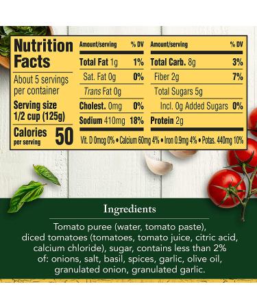 Classico Sweet Basil Pasta Sauce - 24 oz Jar - Buy Online on GoSupps.com