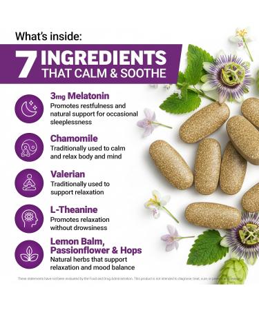 Force Factor Somnapure Drug-Free Sleep Aid for Adults with Melatonin, Valerian Root, and Lemon Balm, Non-Habit-Forming Sleeping Pills, Fall Asleep Calm at Night, Wake Up Refreshed, 30 Tablets 30 Count (Pack of 1) - Buy Online on GoSupps.com