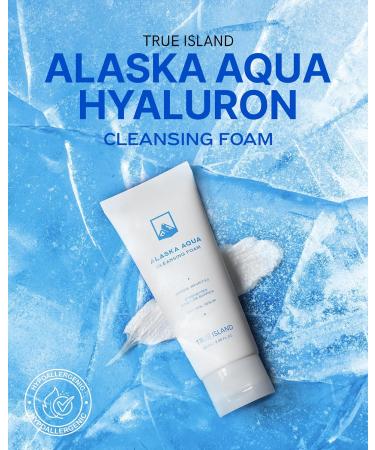 Alaska Aqua Cleansing Foam - Hydrating Facial Cleanser with Hyaluronic Acid | Moisturizing Face Wash for Sensitive Skin | Unisex Skin-Balancing Cleanser (3.38 fl. oz - Buy Online on GoSupps.com