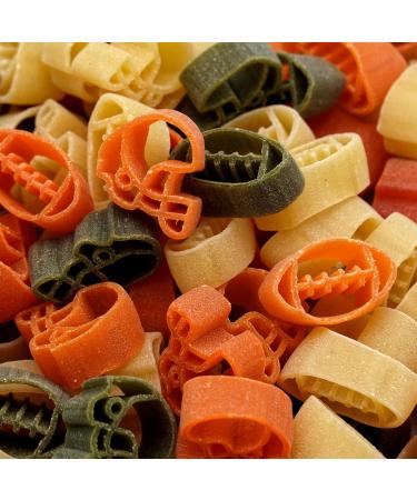  40YARDS 40YARDS American Football Noodles - Helmet and football-shaped pasta - Handmade in a German factory - 250g pack - Colorful durum wheat semolina noodles - 100 - Buy Online on GoSupps.com