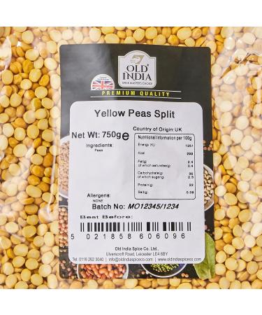 Old India Yellow Split Peas 750g - High Quality and Nutritious Legume - Buy Online on GoSupps.com