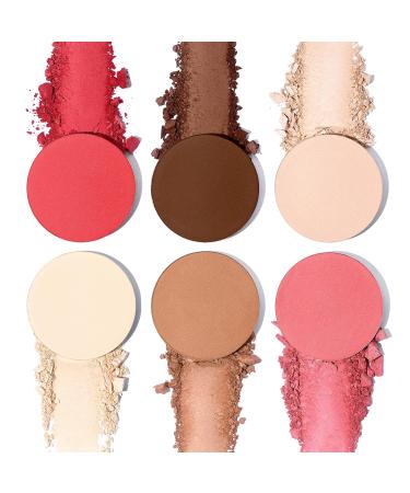 CHADO Shadows & Lights Contouring Powder Refills | Chocolate 94 | Cruelty-Free Multifunctional Palette Refills for All Skin Types | Shop Internationally - Buy Online on GoSupps.com