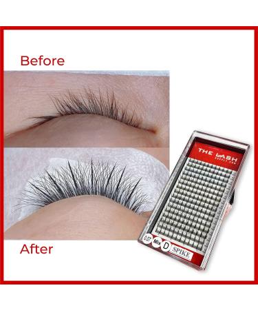 Buy THE LASH SUPPLY Spikes Eyelash Extensions - C/D Curl 10-18mm 0.07 Thickness Matte Black Soft & Lightweight - International Shipping Available - Buy Online on GoSupps.com
