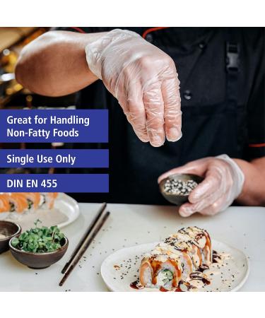 Disposable Examination Gloves - XL Clear Vinyl 2000 PF, Latex-Free, Hypoallergenic - Bulk Buy for Any Sector - Meditrade - Buy Online on GoSupps.com