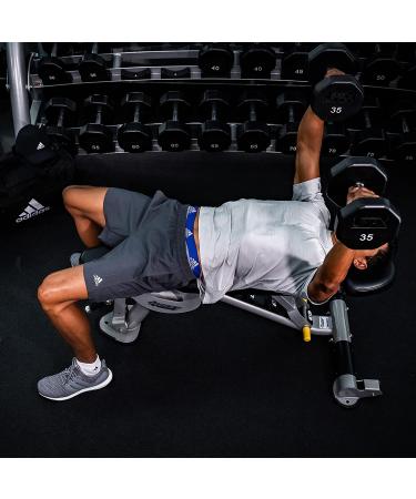 adidas Men's Cushioned X 3 Quarter Socks (3-Pack) - White/Grey/Indigo Blue - Large - Buy Online on GoSupps.com