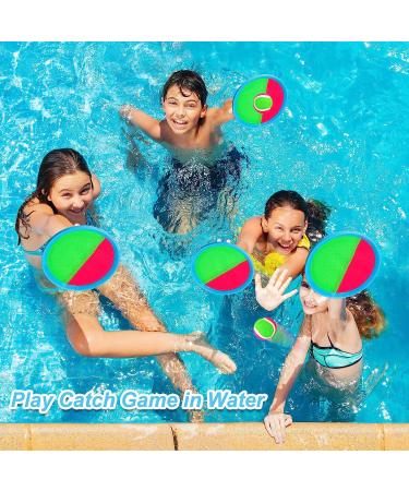 Ayeboovi Toss and Catch Ball Set - 4 Paddles & Balls - Outdoor Yard Game for Kids - Easter Gift - Upgraded Version - Buy Online on GoSupps.com