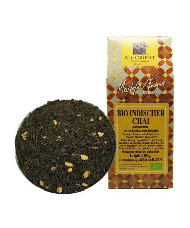 All Orient Bio Indian Chai |100g |Black tea |loose tea |Ayurvedic spices |Without the addition of flavors |Organic quality |natural |Chai tea with a spicy taste 100 g (1 Pack) - Buy Online on GoSupps.com