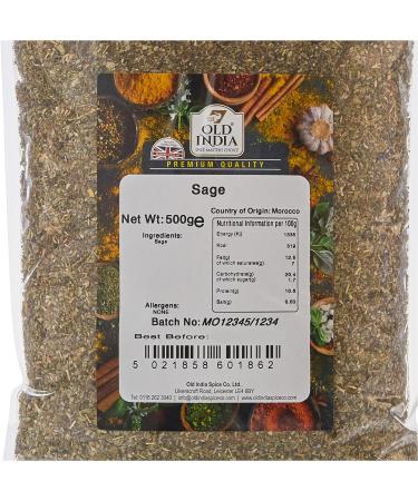 Old India Sage 1kg - Premium Quality Sage for Culinary and Wellness Needs - Buy Online on GoSupps.com