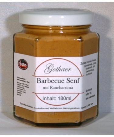 Geko Original Gothaer-Senf in a 180ml hexagonal glass Original packaging Available in various colors (colored mustard)