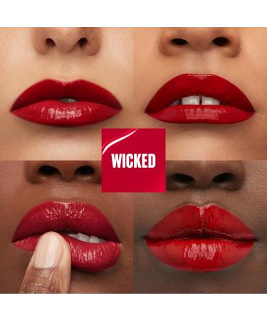 Maybelline New York Super Stay Vinyl Ink Liquid Lipstick No. 50 Wicked - 16 Hours Hold Shiny Finish | 4.2 ml  - Buy Online on GoSupps.com