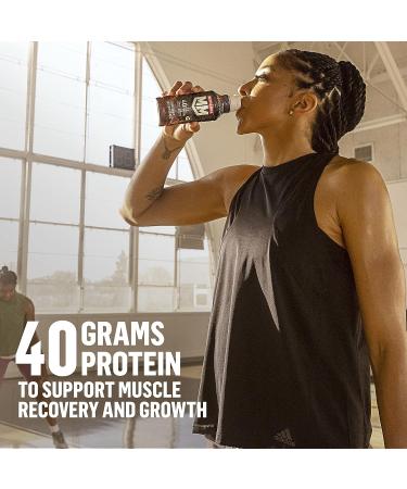 Muscle Milk Pro Advanced Nutrition Protein Shake 14oz Bottle 12 Pack - Slammin' Strawberry Flavor, 40g Protein, 1g Sugar, 16 Vitamins & Minerals, 6g Fiber - Workout Recovery - Buy Online on GoSupps.com
