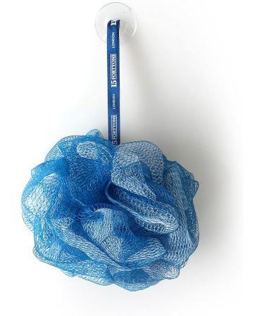 1541 London Exfoliating Body Puff Scrunchie in Midnight Blue - Shower & Bath Buffer - Buy Online on GoSupps.com