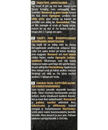 Natura Siberica Invigorating Facial Scrub Tiger Paw - 150 ml | Eco-Friendly Exfoliating Skin Care | International Shipping Available - Buy Online on GoSupps.com