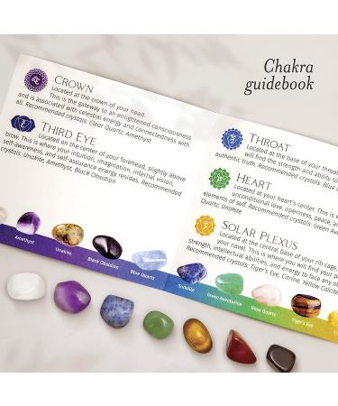 Elementao Chakra Crystals & Healing Stones - 10 Piece Set with Velvet Storage Bag - Reiki, Spiritual Decor, Wiccan Decor, Meditation Accessories - Relaxing Gifts for Women - Buy Online on GoSupps.com