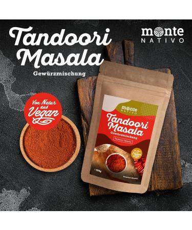 Tandoori Monte Nativo Masala Spice Blend (250g) Tandoori Spice Indian Spice Mix Dried and Aromatic Spices - Buy Online on GoSupps.com